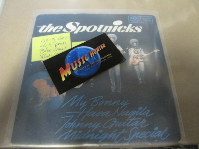 SPOTNICKS - MY BONNY 7'' Swe '63 SININEN LEVY VG+/EX-