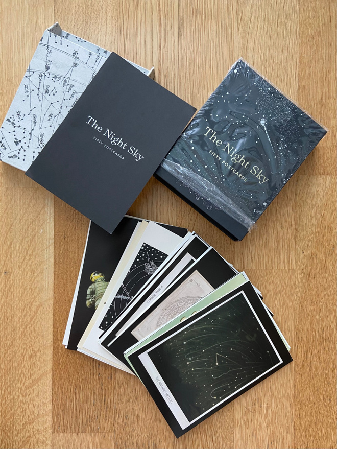 The Night Sky - Fifty Postcards