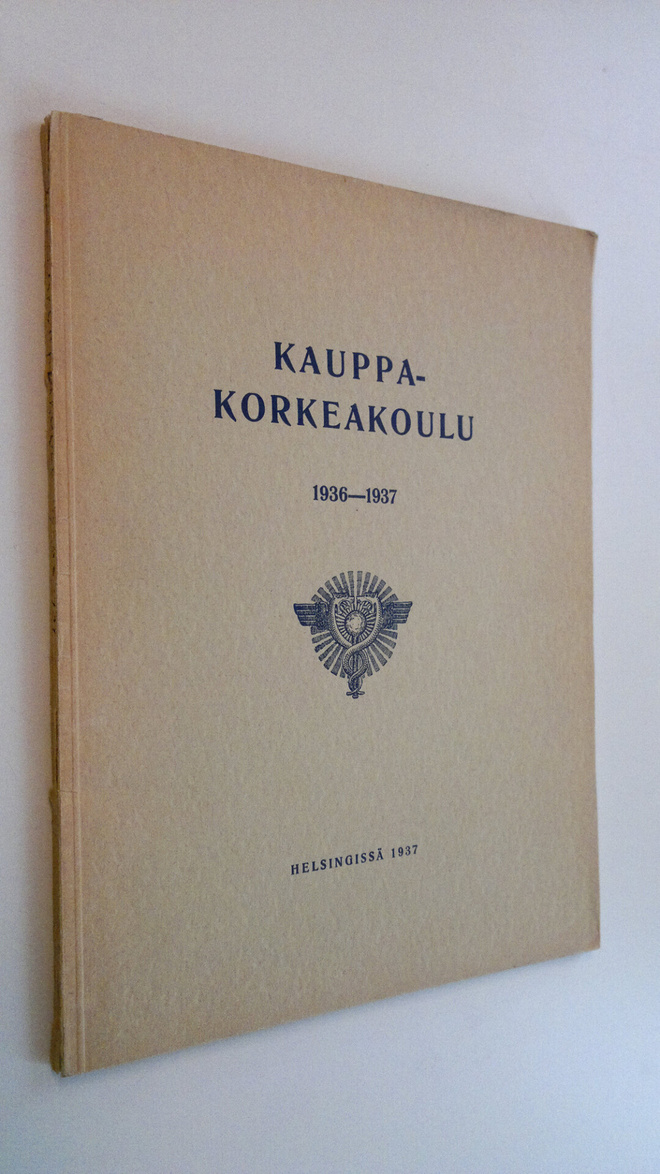 Kauppakorkeakoulu : Kertomus lukuvuodesta 1936-1937
