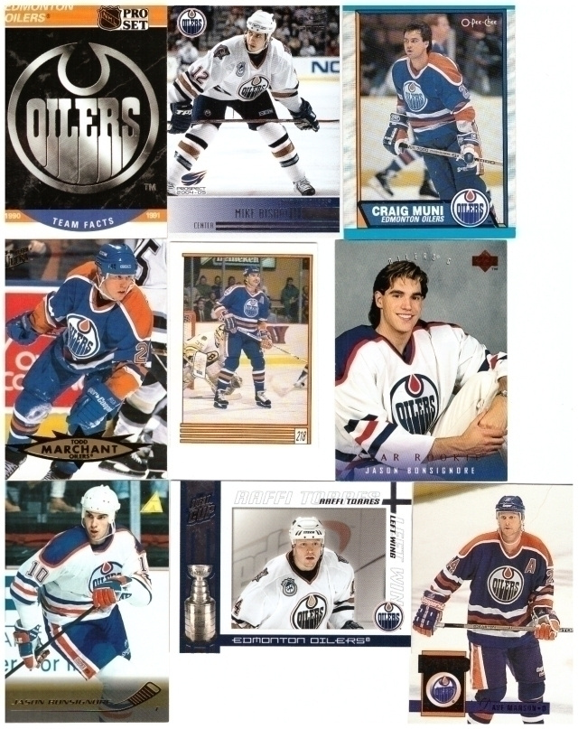 9 x EDMONTON OILERS