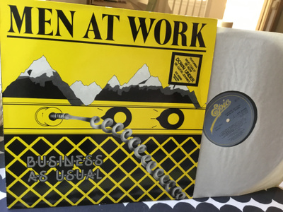 Men At Work Business as Usual Lp Hype 1980