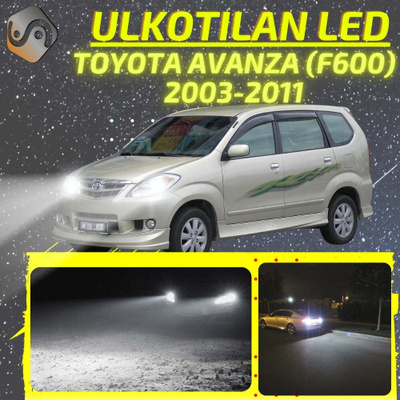 AVANZA (F600) 2003-2011 Ulkoiset LED -valot