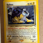 Pokémon Raikou 13/64 Holo Neo Revelation Vintage WOTC Rare - pikkukuva 1