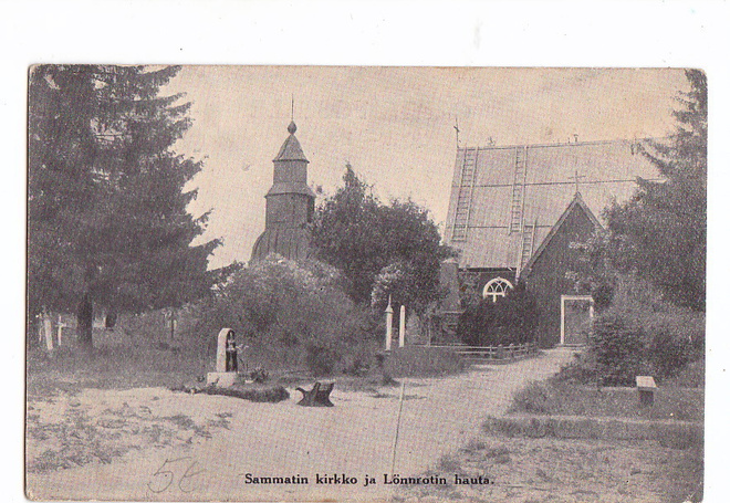 VANHA Postikortti Lohja Sammatti 1920-l