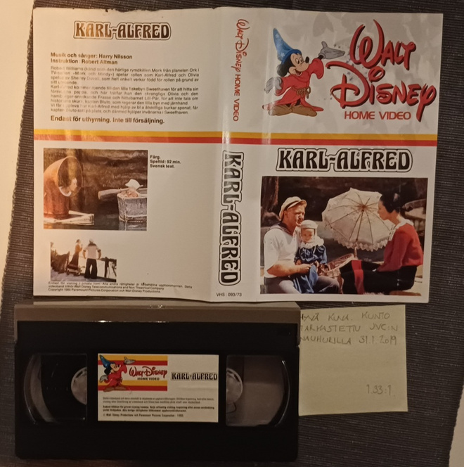 Karl-Alfred - Kippari-Kalle, vhs (swe)