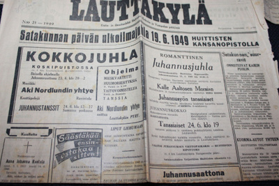 Lauttakylä -lehdet 3kpl