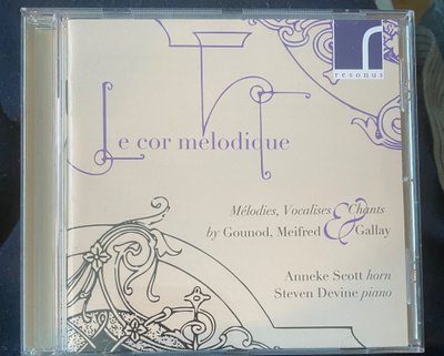 Le cor melodique - Gounoud ym. cd