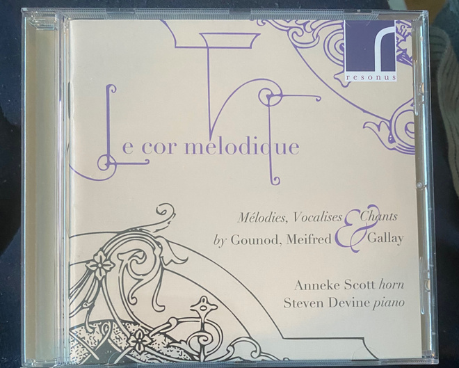 Le cor melodique - Gounoud ym. cd