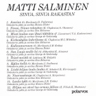Matti Salminen - 1989 - Sinua, Sinua Rakastan - CD - pikkukuva 2