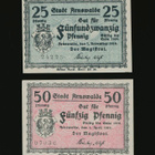 Saksa Notgeld 25, 50 Pfennig, Arnswalde 1918-19 - pikkukuva 1