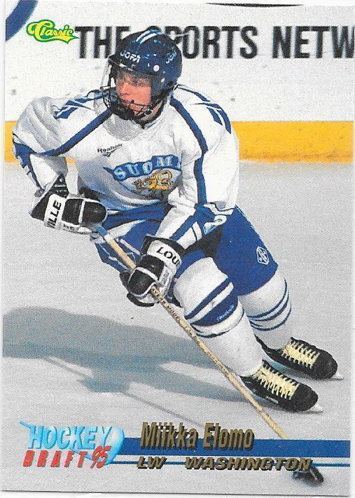 1995-96 NHL Draft #22 Miika Elomo Suomi TPS