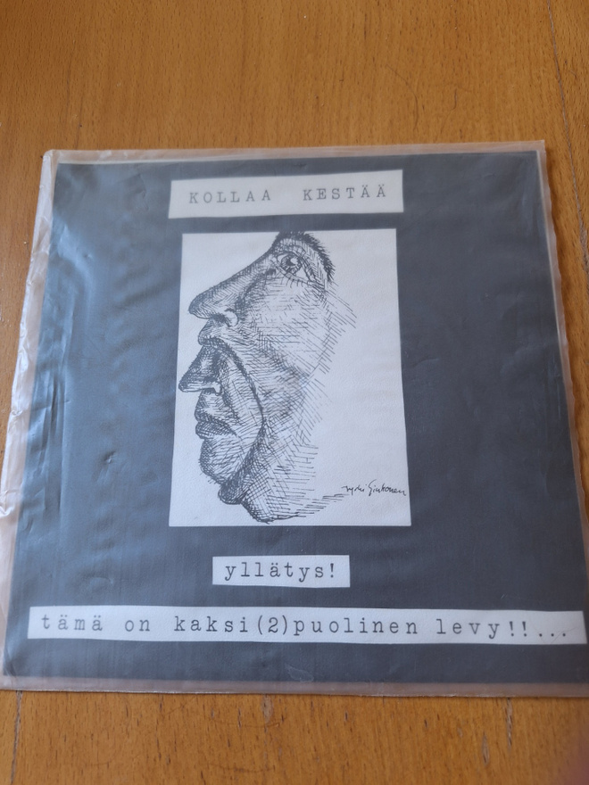 kollaa Kestää, yllätys, tämä on (2)puolinen levy.