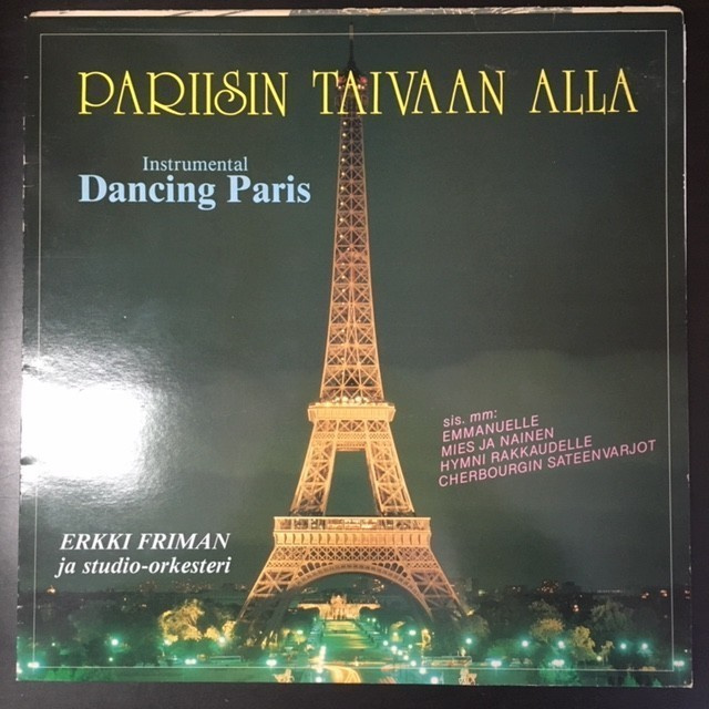 Erkki Friman - Pariisin taivaan alla LP