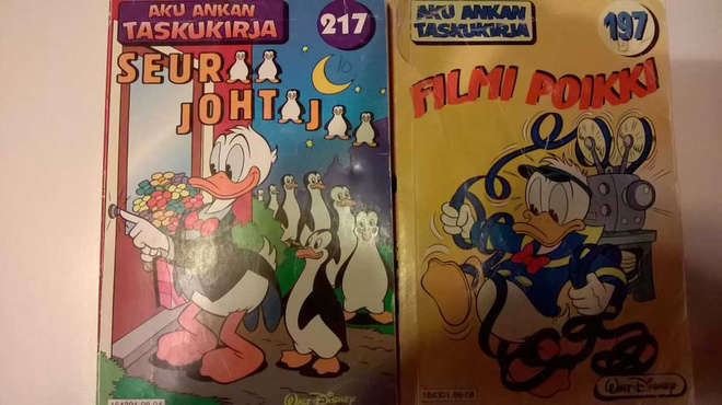 AKU ANKAN TASKUKIRJAT 197 JA 217