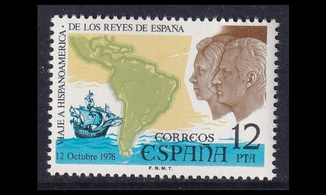Espanja 2263 ** Kuningasparin vierailu Etelä-Amerikkaan (19
