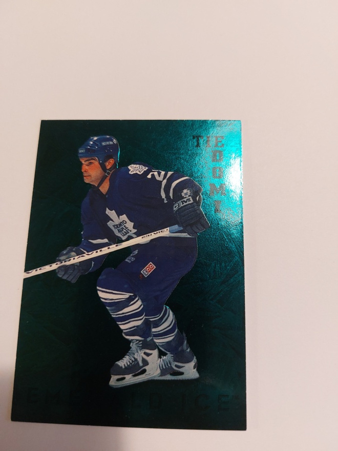 1995-96 Parkhurst International Emerald Ice #205 Tie Domi
