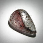 Näyttävä kvartsi 50/50 väritön-punertava 25.21 ct +GIR - pikkukuva 2