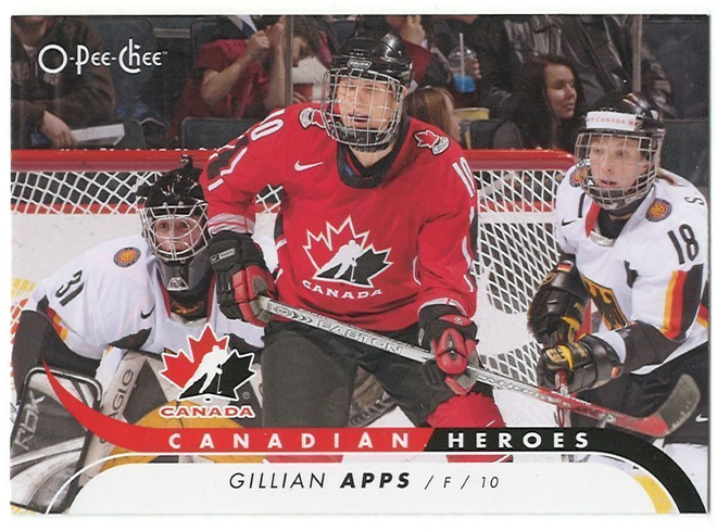 09-10 O-Pee-Chee Canadian Heroes #CB-GA Gillian Apps
