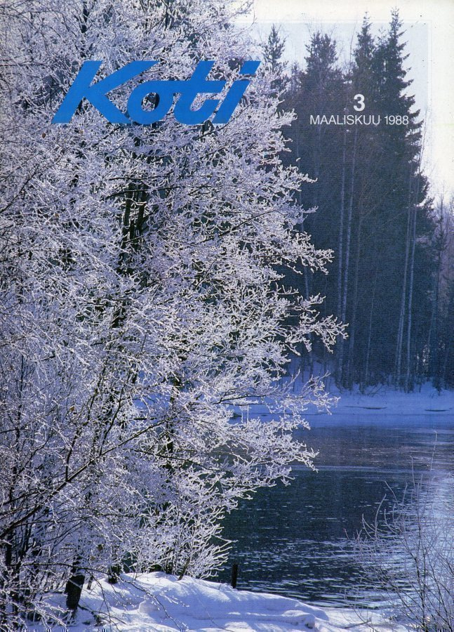 Koti n:o 3 1988 Valokiilassa näyttämön tähdet.  Kasityöt.