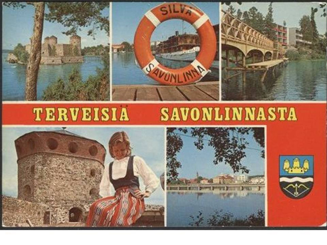 kortti °/** Savonlinna Olavinlinna - eril. valokuvakortteja