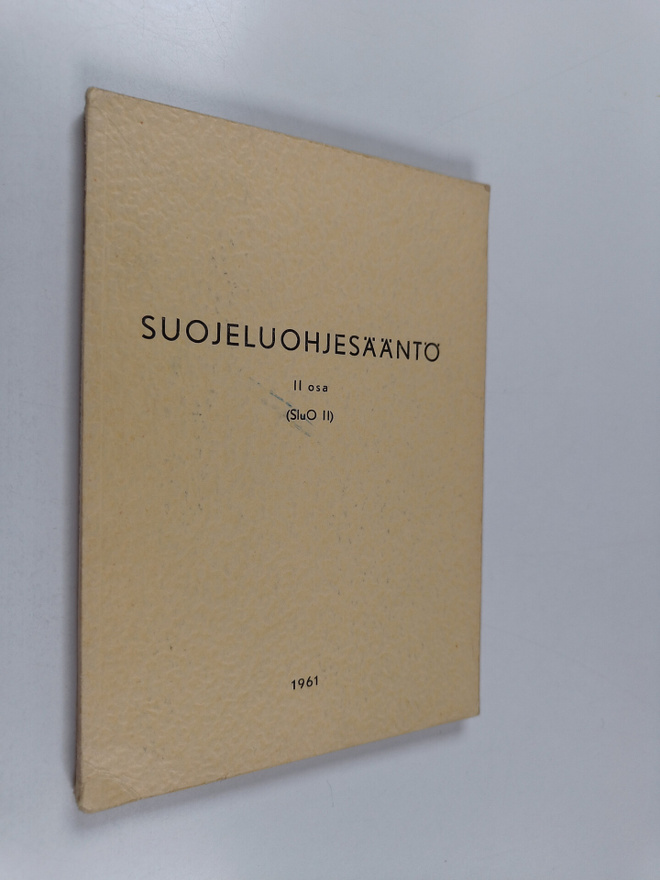 Suojeluohjesääntö : II (SluO II)