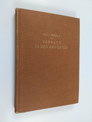 Olli Ikkala : Varasto ja sen arvostus tulo- ja omaisuusve...