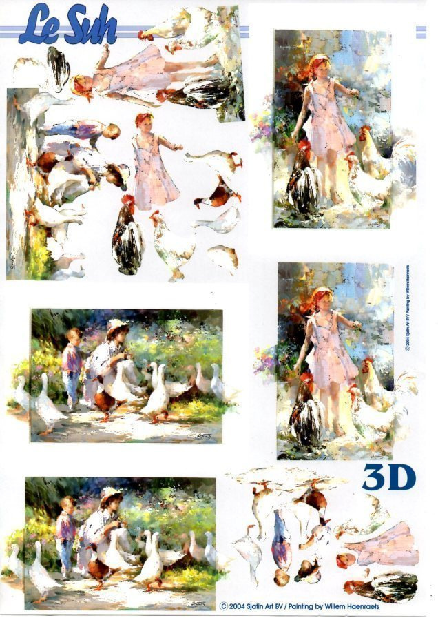 3D "°LAPSET LINTUJEN HOITAJINA°" /Le Suh