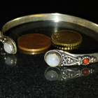 Vanha Hopea rannerengas rannekoru sterling silver - pikkukuva 5