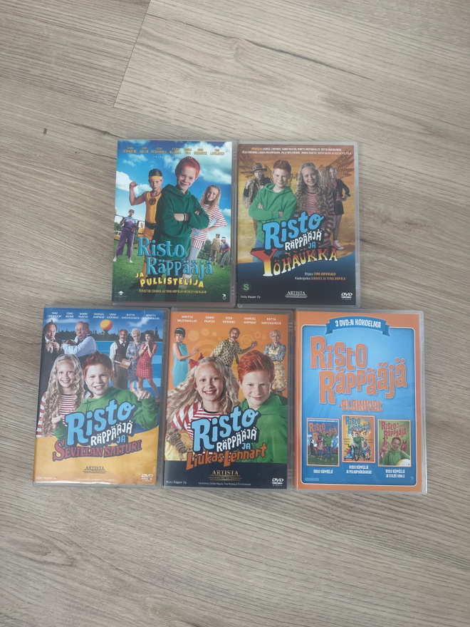 DVD: Risto Räppääjä x 7