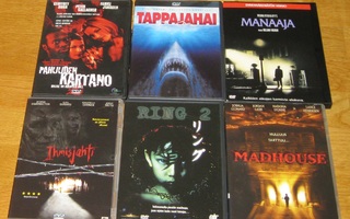 PACK 5 Ihmisjahti Manaaja Tappajahai Ring Madhouse