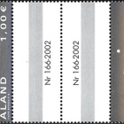 Ål 2002 Postiterminaali 1,00 € välilöpari numero ** LaPe 206 - pikkukuva 2