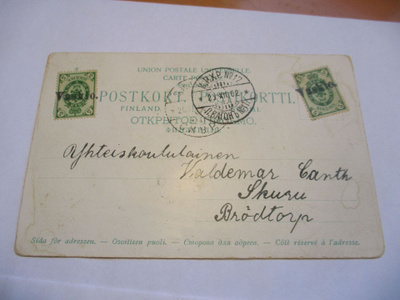 1902 Vaskio (Halikko) rivil + KPXP17 kortilla