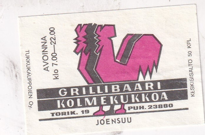 Joensuu, Grillibaari Kolmekukkoa  s61