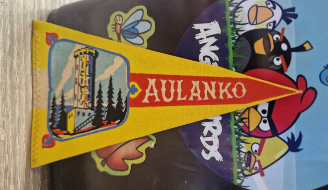 Aulanko vintage pieni matkailuviiri 1960-luvulta