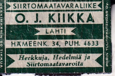 Lahti, O. J. Kiikka .  s94