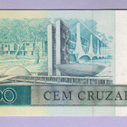 Brasilia 100 Cruzados v.1987 UNC P-211 - pikkukuva 2