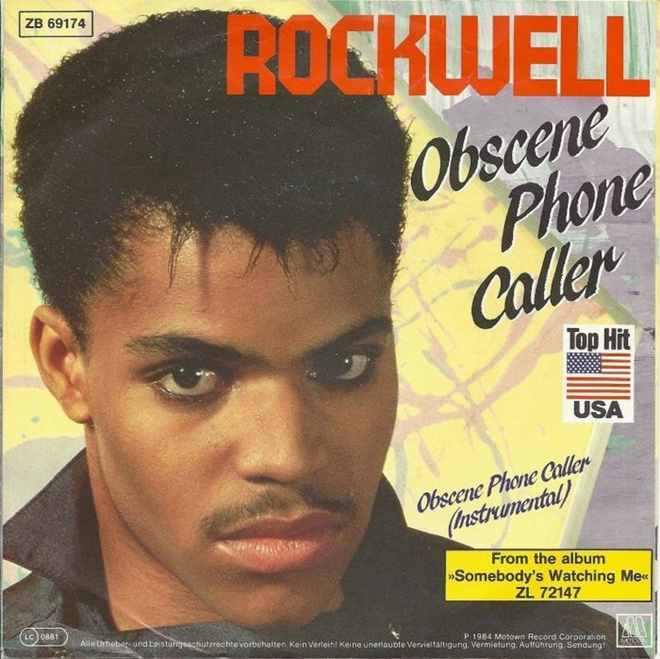 ROCKWELL: Obscene Phone Caller / …(Instrumental)  7"