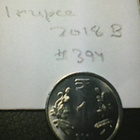 Intia 1 rupee 2018B, km#394 - pikkukuva 1
