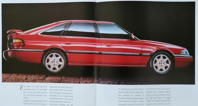 1993 Rover 800 PRESTIGE esite -  ISO - 50 sivua - KUIN UUSI