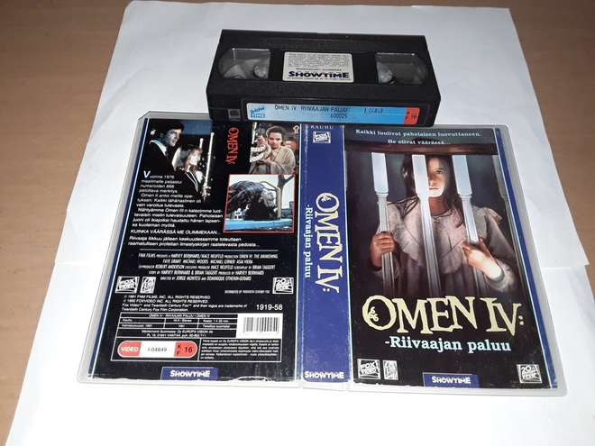 Omen IV: -Riivaajan paluu - SF VHS (Showtime)