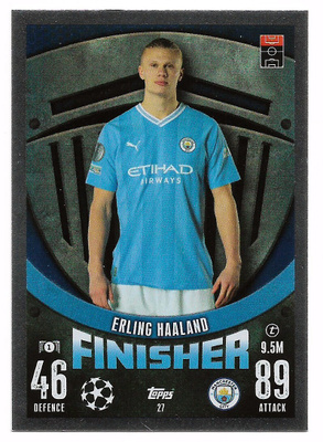 2023-24 Topps Match Attax UCC Finisher Erling Haaland