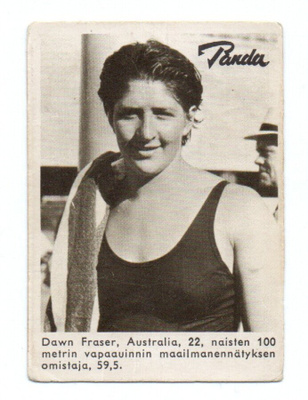 Purkkakuva Panda. TOKIO. DAWN FRASER. Purukumikuva