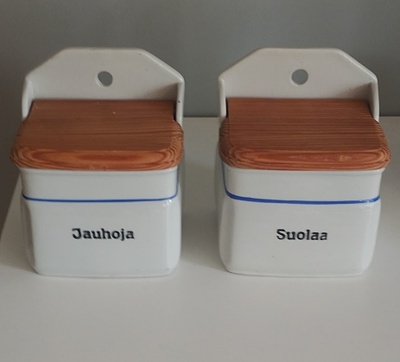 Arabian 2 kpl siniraita suola/jauhoastia