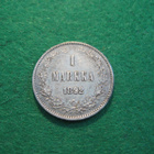 1 markka 1892 - hopeaa - pikkukuva 1