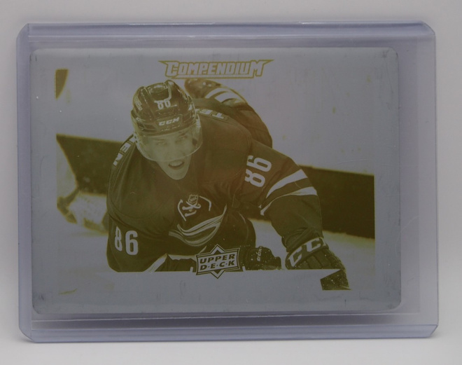 2017-18 Compendium Printing plate Teuvo Teräväinen