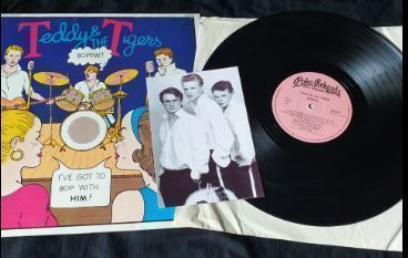 TEDDY & THE TIGERS boppin` LP+Valokuva -1978- poko