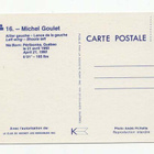 Michel Goulet 84-85 Quebec Nordiques Team Issue Postcard - pikkukuva 2