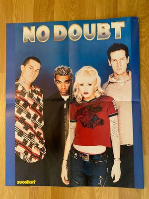 No Doubt julisteet (pari mukaan) + tarra