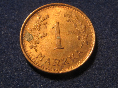 1 markka 1951 Cu
