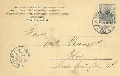 Saksa Mi 68 yksin postikortilla